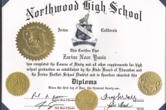 HS Diploma with Seals
